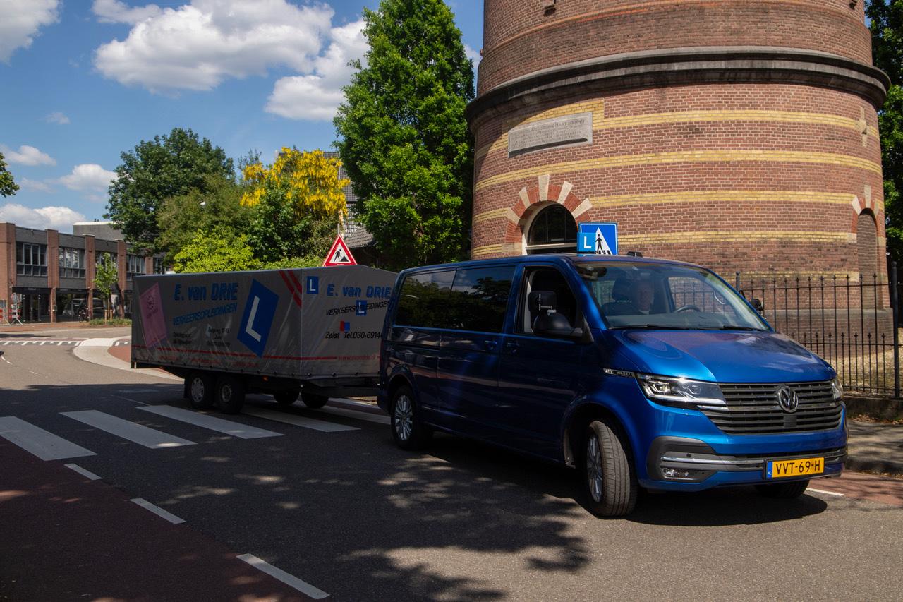 BE rijopleiding - E van Drie - Aanhanger rijles